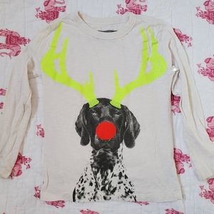Crewcuts holiday glow-in-the dark tee size 4-5